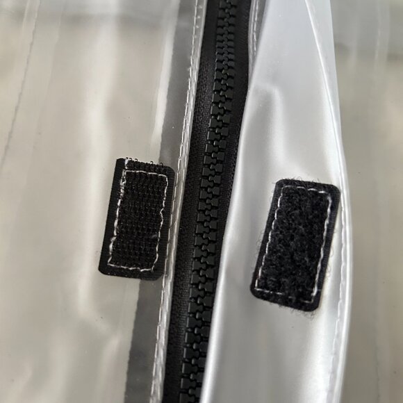 Fox Racing Clear PVC Rain Jacket Women’s XS Streetwear Festival Moto Style - Picture 5 of 7